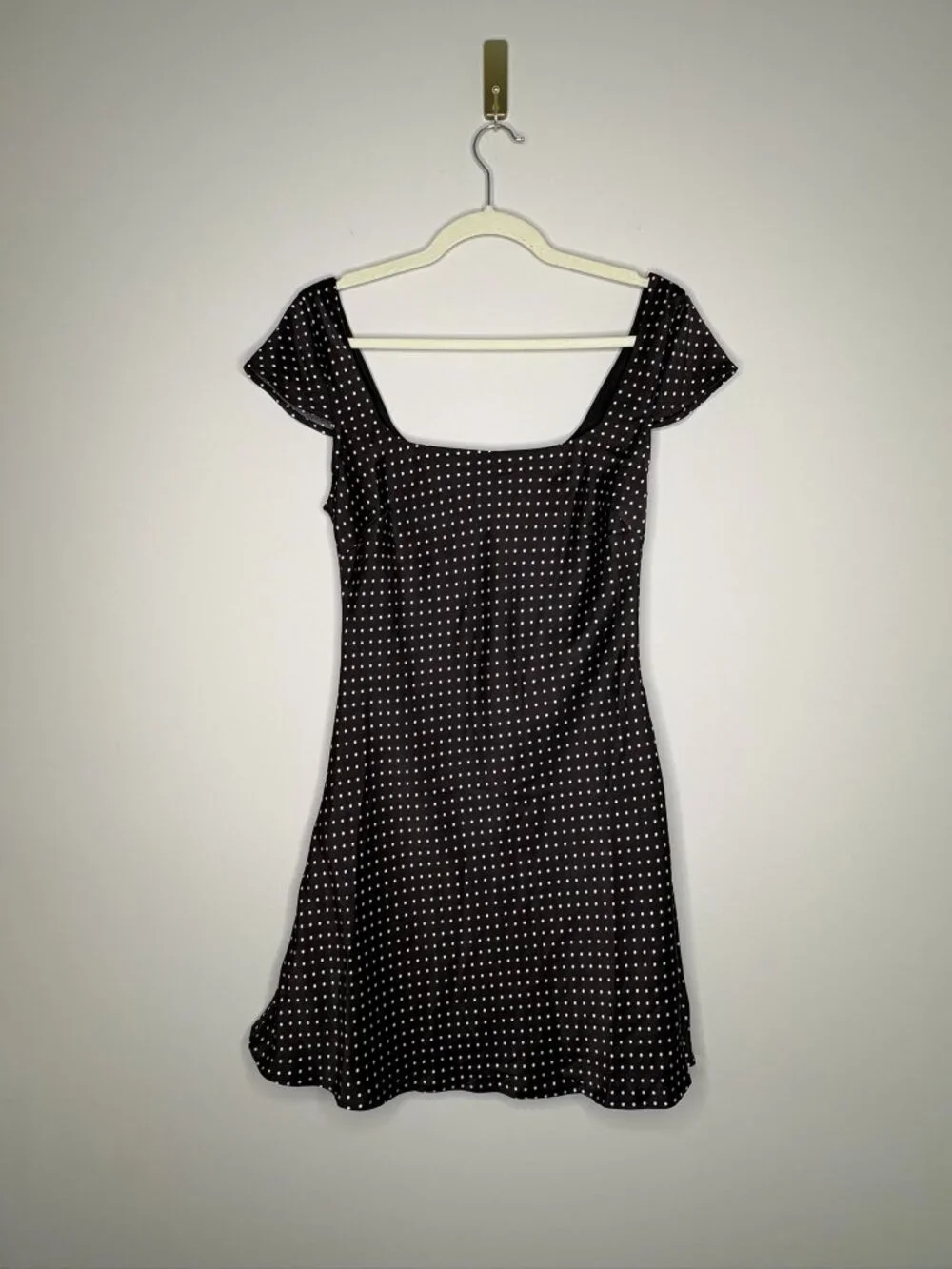 Princess Polly Lucienna Polka Dot Mini Dress Black White Size 6 NWT - Picture 2 of 13